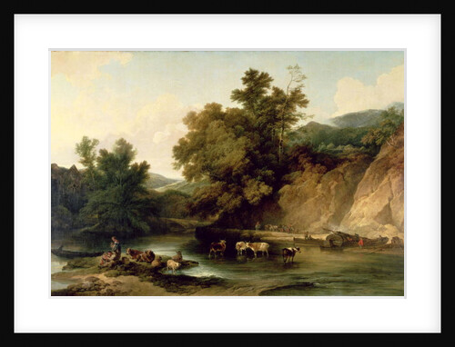 The River Wye at Tintern Abbey, 1805 by Philip James de (1740-1812) Loutherbourg