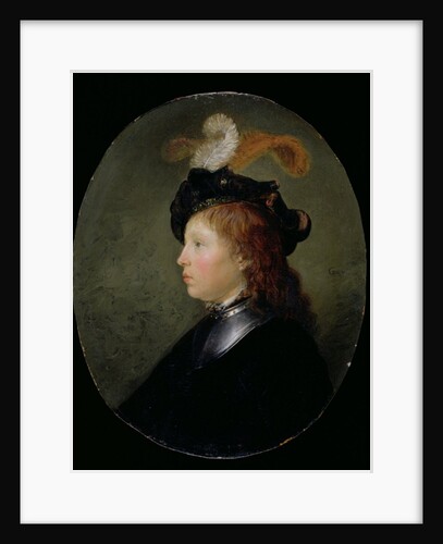 Portrait of a Young Man, 1663 by Gerrit or Gerard Dou