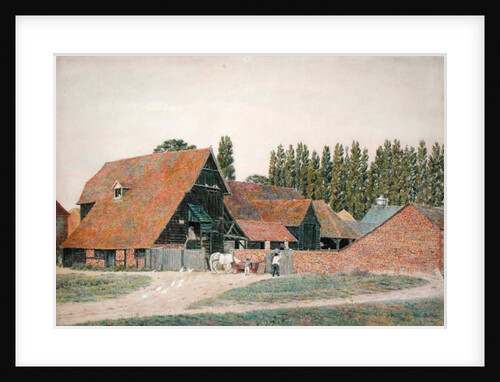Farm Buildings, Dorchester, Oxfordshire by George Price Boyce