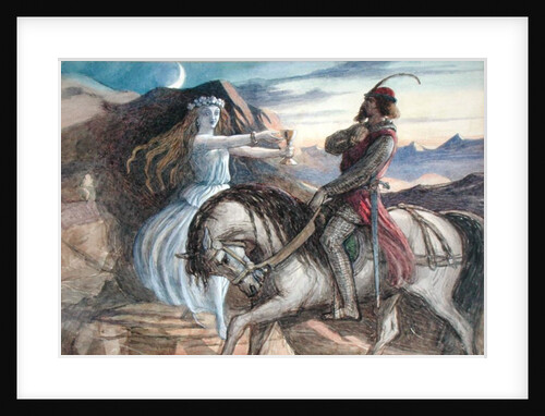 A Fairy and a Knight by Richard Doyle