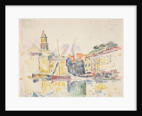 French Port of St. Tropez, 1914 by Paul Signac
