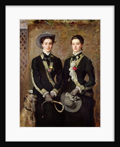 The Twins, Portrait of Kate Edith and Grace Maud Hoare, 1876 by John Everett Millais