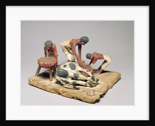 Model of butchers at work by Egyptian 12th Dynasty