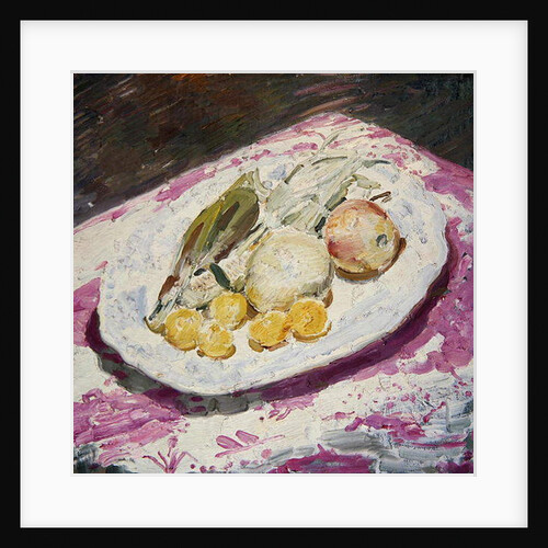 Still Life, fruit on a dish, 1829 by William Nicholson