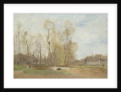 Auvers-sur-Oise: Daubigny's pond, c.1855 by Jean Baptiste Camille Corot