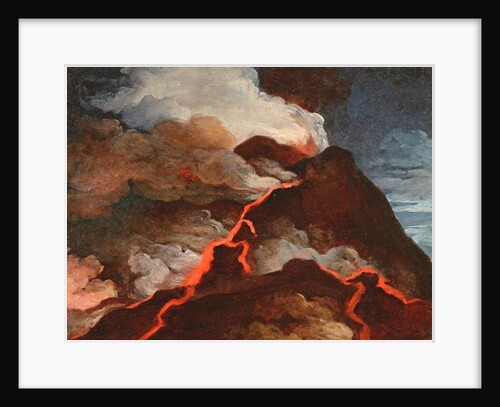 Vesuvius in eruption, 1772 by Anicet-Charles Lemonnier