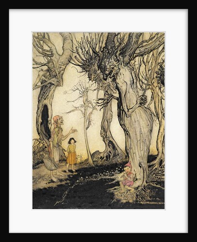 The trees and the axe by Arthur Rackham