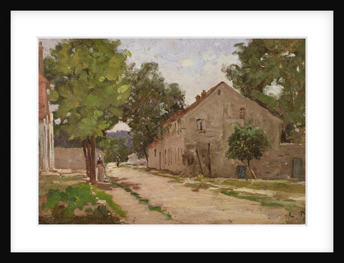 Route de Port-Marly, c.1860-67 by Camille Pissarro