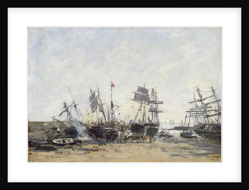Portrieux, c.1873 by Eugene Louis Boudin