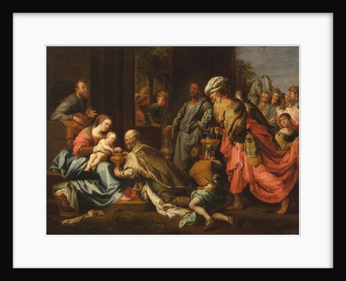 Adoration of the Kings, after van Loon by Jeremias Majer