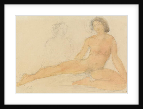 Two seated nudes by Auguste Rodin