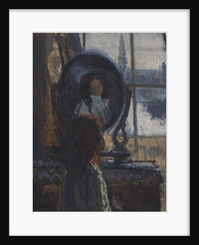Girl at a looking-glass, little Rachel, 1907 by Walter Richard Sickert