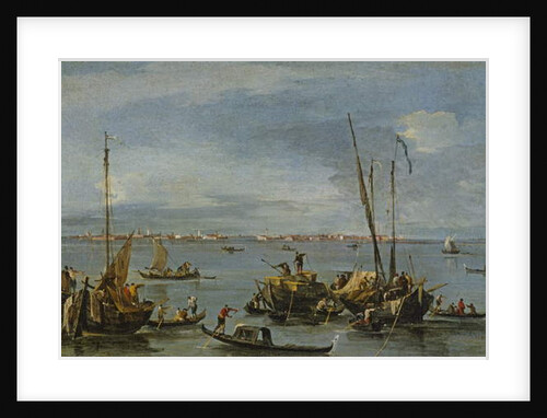 View towards Murano from the Fondamente Nuove, Venice by Francesco Guardi