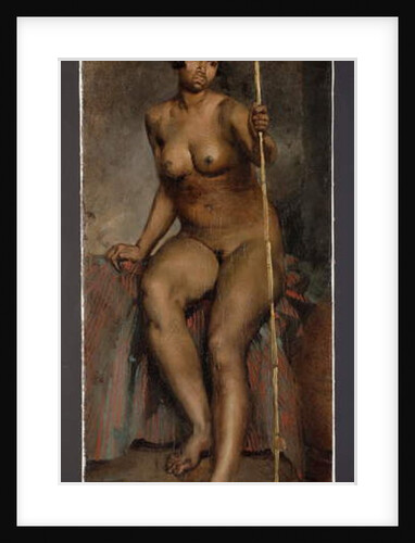 Study of a mulatto woman, 1820-25 by French School