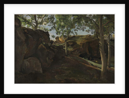 La Châtaigneraie, 1830-40 by Jean Baptiste Camille Corot