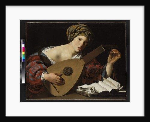 Young woman tuning a lute, c.1626-27 by Hendrick Ter Brugghen