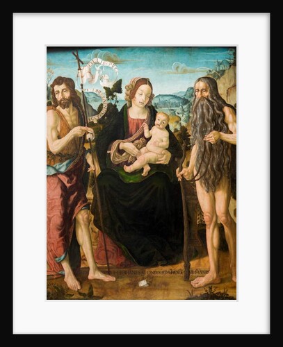 Virgin and Child between St. John the Baptist and St. Onuphrius by Neapolitan School