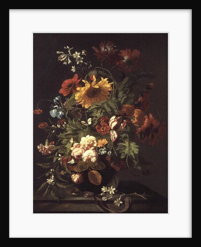 Vase of Flowers by Simon Peeterz Verelst