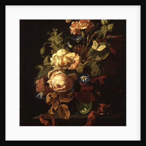 Vase of Flowers, 1669 by Simon Peeterz Verelst