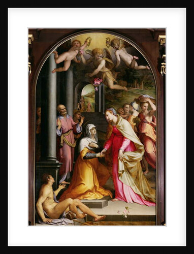 The Visitation, 1560 by Maso da San Friano