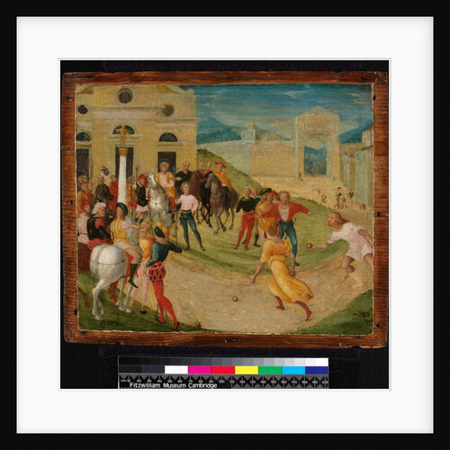 Atalanta's race, before 1555 by Niccolo the Younger Giolfino