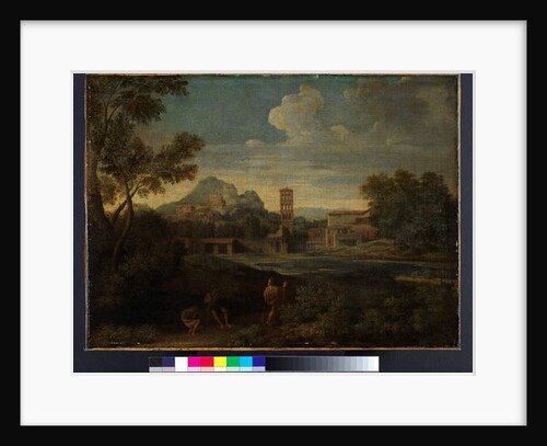 Landscape with figures, before 1675 by Gaspard Poussin Dughet