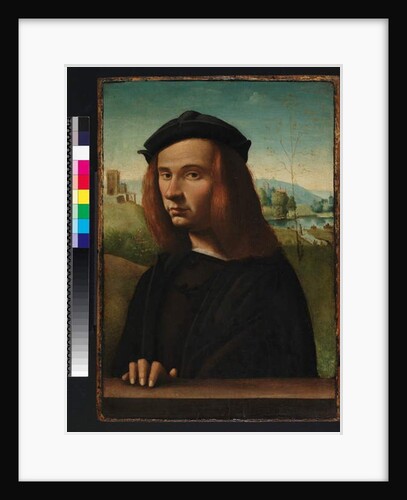 Portrait of a young man, 1500 by Ridolfo Il (1483-1561) Ghirlandaio
