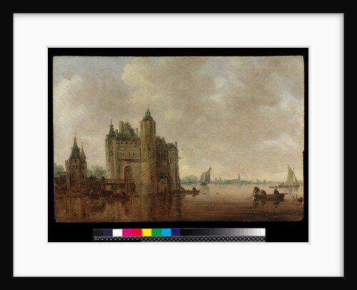 A Watergate by an Estuary, 1644 by Jan Josephsz van Goyen