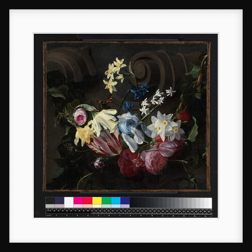 Festoon of flowers, before 1661 by Daniel Seghers