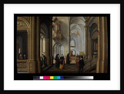 Interior of a Church, 1628 by Dirck van Delen
