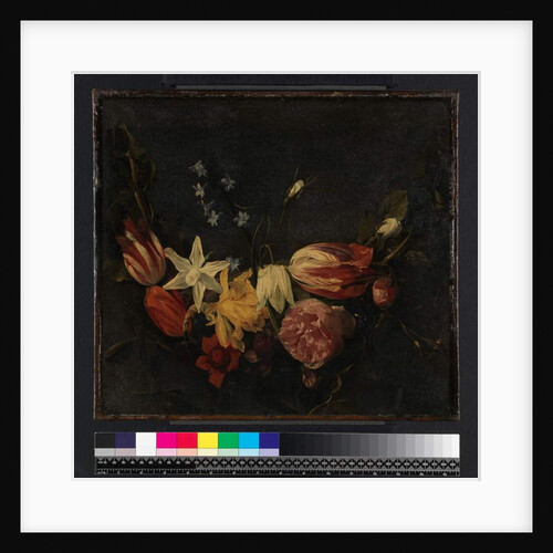 Festoon of flowers, before 1661 by Daniel Seghers