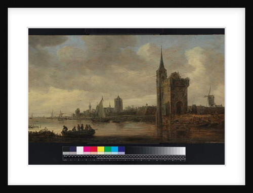 River landscape with boats, before 1656 by Jan Josephsz van Goyen