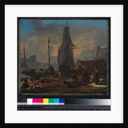 A Port Scene, before 1674 by Johannes Lingelbach
