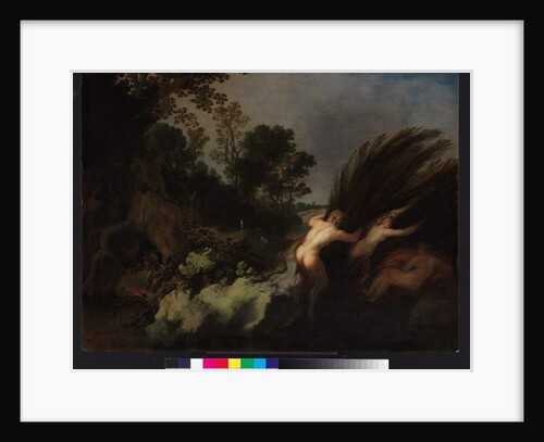 A wooded lanscape with Pan and Syrinx, before 1648 by Moyses or Moses Matheusz. van Uyttenbroeck