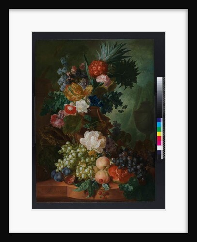 Vase of flowers and fruit, before 1808 by Jan van Os