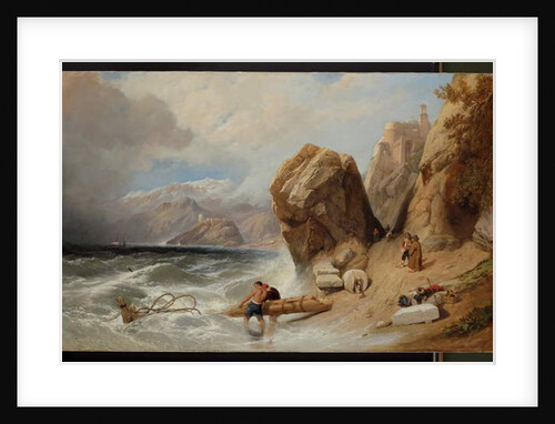 Coast scene near Genoa, 1846 by William Clarkson Stanfield