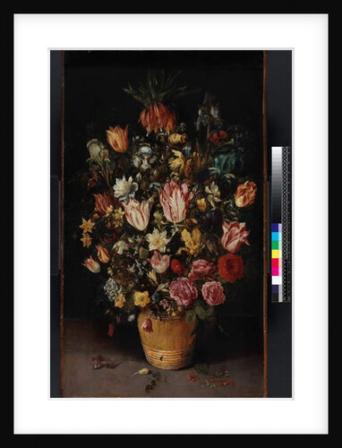 Tub of flowers, 1614 by Kasper or Gaspar van den Hoecke