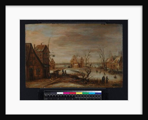 A Village in Winter by Frans de Momper