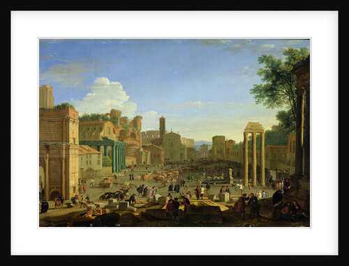 View of the Campo Vaccino in Rome, c.1631 by Herman van Swanevelt