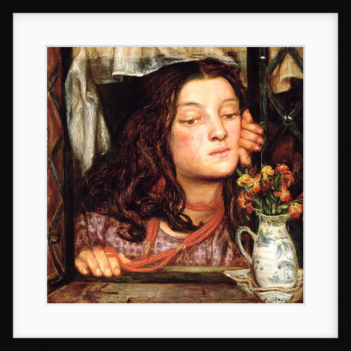 Girl at a Lattice, 1862 by Dante Gabriel Charles Rossetti