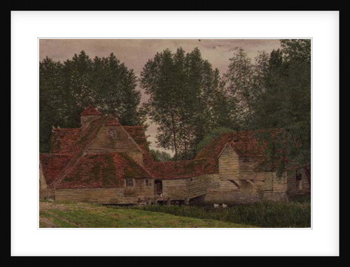 Mill on the Thames at Mapledurham, 1860 by George Price Boyce