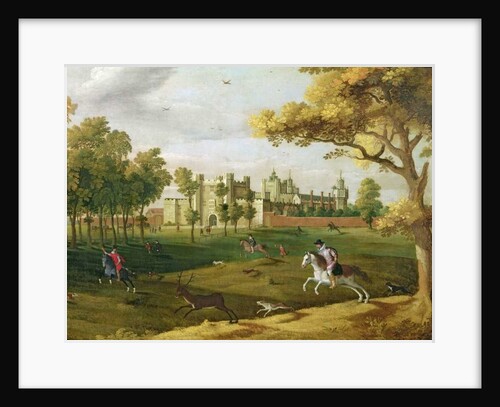 Nonsuch Palace in the time of King James I, early 17th century by Flemish School