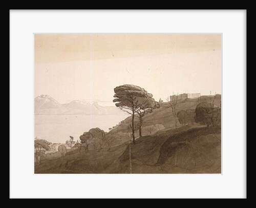 No.1621 View of the Bay of Naples and Mt. Lactarius, 1781 by Francis Towne