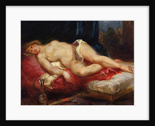 Odalisque, c.1825 by Ferdinand Victor Eugene Delacroix