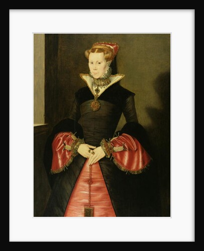 Unknown Lady from the court of King Edward VI c.1550-55 by Hans Eworth or Ewoutsz