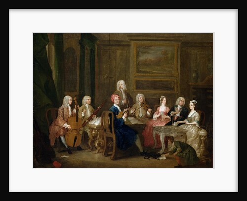 A Musical Party: the Mathias Family, c.1730 by Gawen Hamilton