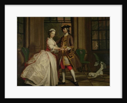 Pamela and Mr B. in the Summerhouse, from `Pamela: or Virtue Rewarded' by Samuel Richardson published 1740, c.1744 by Joseph Highmore