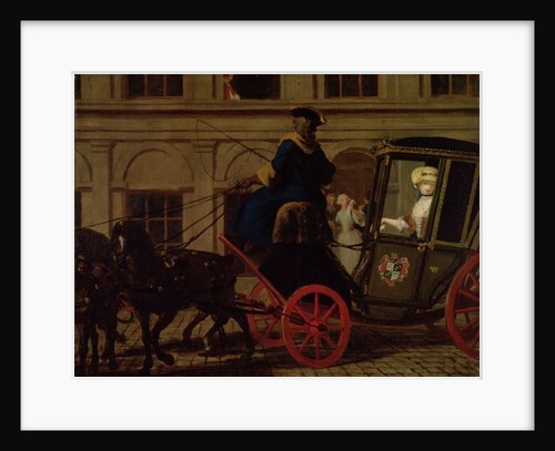 Pamela leaves Mr B's house in Bedfordshire by Joseph Highmore