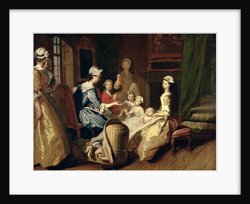 Pamela tells a nursery tale by Joseph Highmore