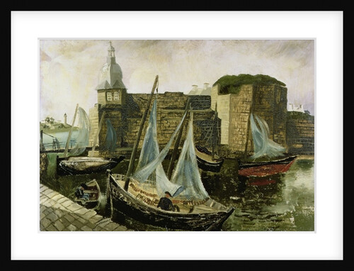 La Ville-Close, Concarneau, Brittany, 1930 by Christopher Wood